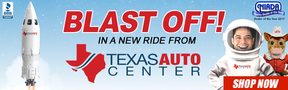 Blast Off with a new ride! Shop now.