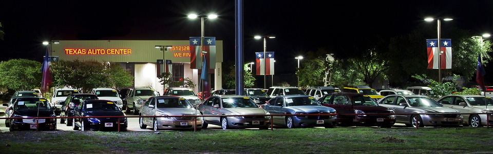 Used car lot in Austin & San Marcos, Texas