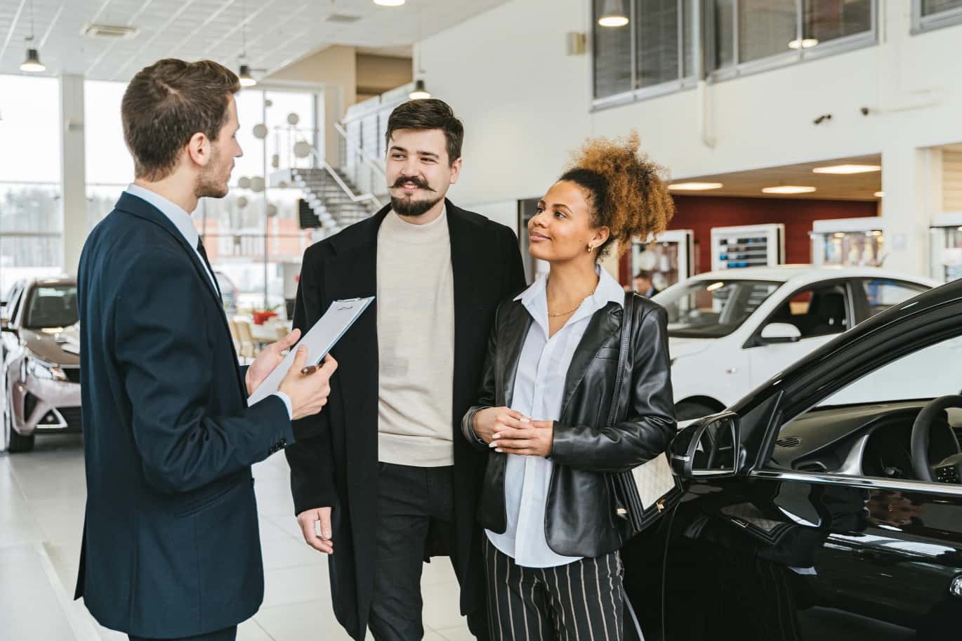 used car dealership accommodating clients